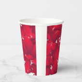 Rote Blütenblätter, für Feierlichkeiten Pappbecher (Rechts)