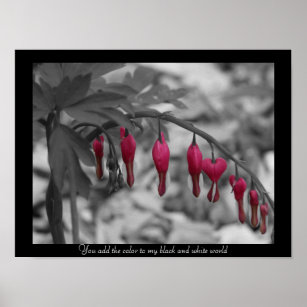 Blutendes Herz Kunst Poster Zazzle De