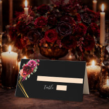 Rote Blütenhochzeit