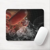 Rote Blutkörperchen im wireframe Mousepad (Mit Mouse)