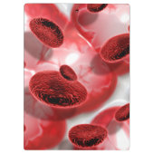 Rote Blutkörperchen Klemmbrett (Rückseite)