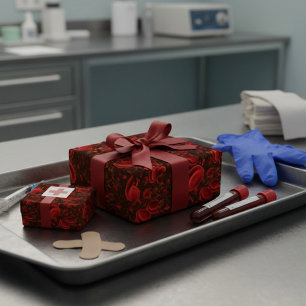 Rote Blutkörperchen Mikroskopisch Geschenkpapier