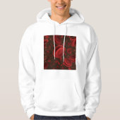 Rote Blutkörperchen Mikroskopisch Hoodie (Vorderseite)