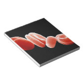 Rote Blutkörperchen Notizblock (angewinkelt)