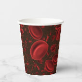 Rote Blutkörperchen Pappbecher (Vorderseite)