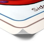 Rote Blutkörperchen Poster (Ecke)