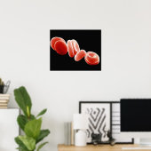 Rote Blutkörperchen Poster (Heimbüro)