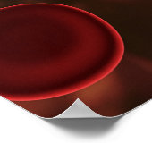 Rote Blutkörperchen Poster (Ecke)