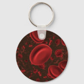 Rote Blutkörperchen Schlüsselanhänger (Vorderseite)