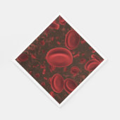 Rote Blutkörperchen Serviette (Ecke)