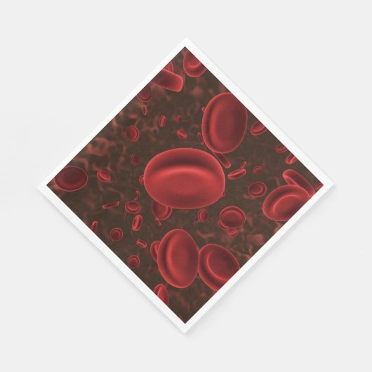 Rote Blutkörperchen Serviette (Ecke)