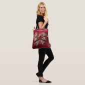 Rote Bogen-Feiertags-Tragetasche Tasche (Am Model)