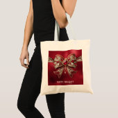 Rote Bogen-Feiertags-Tragetasche Tragetasche (Vorderseite (Produkt))