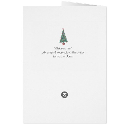 Rote Bögen und Glocken auf einem verzierten Baum f (Hinten)