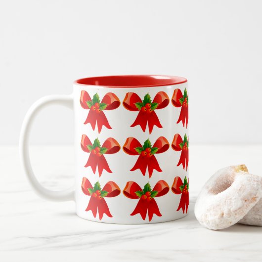Rote Bogen und heilige Tasse (Mit Donut)
