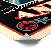 Rote Bohnen und Reis Poster (Ecke)