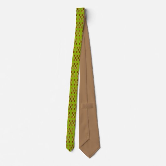 Rote Bohnen und Rice Neck Tie Krawatte (Rückseite)