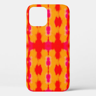 Rote Boho-Mode. Perserteppich. Wasserfarbenschicht Case-Mate iPhone Hülle