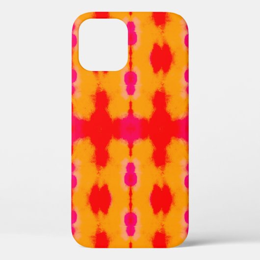 Rote Boho-Mode. Perserteppich. Wasserfarbenschicht Case-Mate iPhone Hülle (Rückseite)