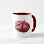 Rote Bonjour-Mütze Tasse (VorderseiteRechts)