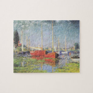 Rote Boote im Argenteuil Puzzle