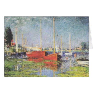 Rote Boote in Argenteuil