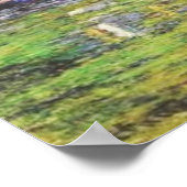 Rote Boote in Argenteuil von Claude Monet Poster (Ecke)