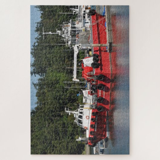 Rote Boote Puzzle (Vertikal)