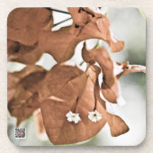 Rote Bougainvillea Untersetzer (Vorderseite)