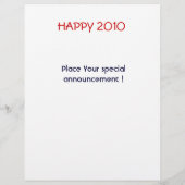 ROTE BOW/Frohes Silvesterabend Flyer (Hinten)