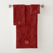 ROTE BOXES MONOGRAM BATH TOWEL SET (Insitu)