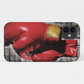Rote Boxhandschuh-Etasche Case-Mate iPhone Hülle (Rückseite (Horizontal))