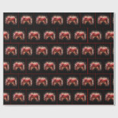 Rote Boxhandschuhe für die USA 250. Geschenkpapier (Flach)