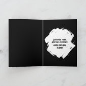 Rote Boxhandschuhe zum Geburtstag im Feuerwerk Karte (Innenseite)