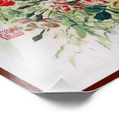 Rote Braut bei chinesischer Hochzeit in Shanghai Fotodruck (Ecke)