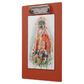 Rote Braut bei chinesischer Hochzeit in Shanghai Klemmbrett (Links)