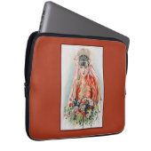 Rote Braut bei chinesischer Hochzeit in Shanghai Laptopschutzhülle (Vorne Rechts)