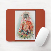Rote Braut bei chinesischer Hochzeit in Shanghai Mousepad (Mit Mouse)