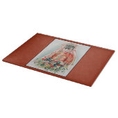 Rote Braut bei chinesischer Hochzeit in Shanghai Schneidebrett (Ecke)