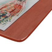 Rote Braut bei chinesischer Hochzeit in Shanghai Schneidebrett (Ecke)