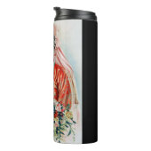 Rote Braut bei chinesischer Hochzeit in Shanghai Thermosbecher (Nach rechts gedreht)