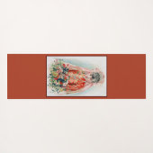 Rote Braut bei chinesischer Hochzeit in Shanghai Yogamatte (Rückseite (Horizontal))