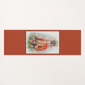 Rote Braut bei chinesischer Hochzeit in Shanghai Yogamatte (Vorderseite (Horizontal))