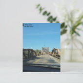 Rote Brücke bis Oklahoma Postkarte (Stehend Vorderseite)