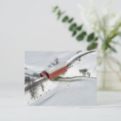 Rote Brücke, Québec Postkarte (Stehend Vorderseite)