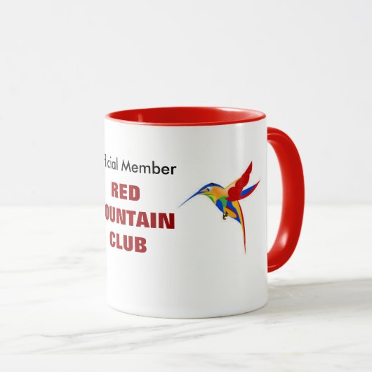 Rote Brunnen-Verein-Tasse Tasse (VorderseiteRechts)