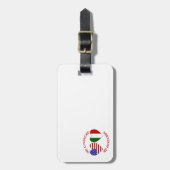 Rote Buchstaben Italienisches Landeserbe Gepäckanhänger (Vorderseite vertikal)