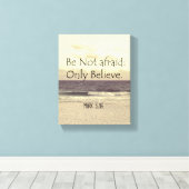 Rote Buchstabenkombinationen: Seien Sie nicht davo Leinwanddruck (Insitu (Holzboden))