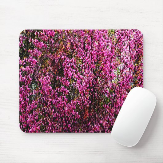 Rote Bud Blume....... Mousepad (Mit Mouse)