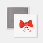 rote Bugformen gestalten die Tasse Magnet (Vorderseite/Rückseite)